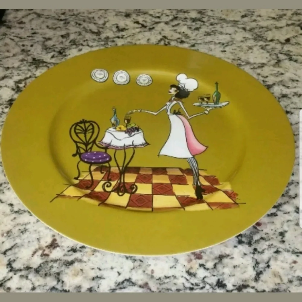 Fashion Gal Serving Plate